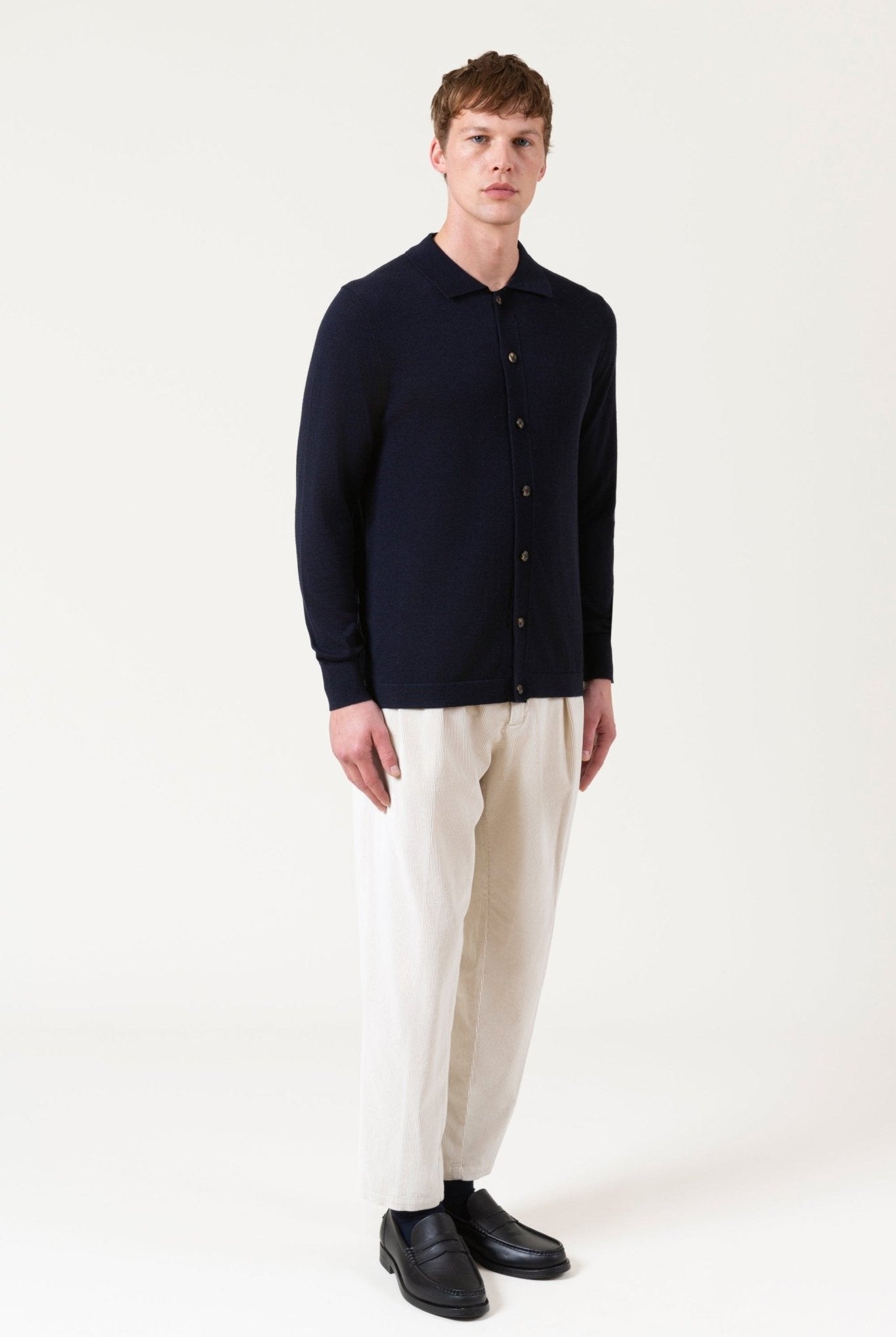 Cardigan Freeman In Lana Merino - autore - au Maglioni