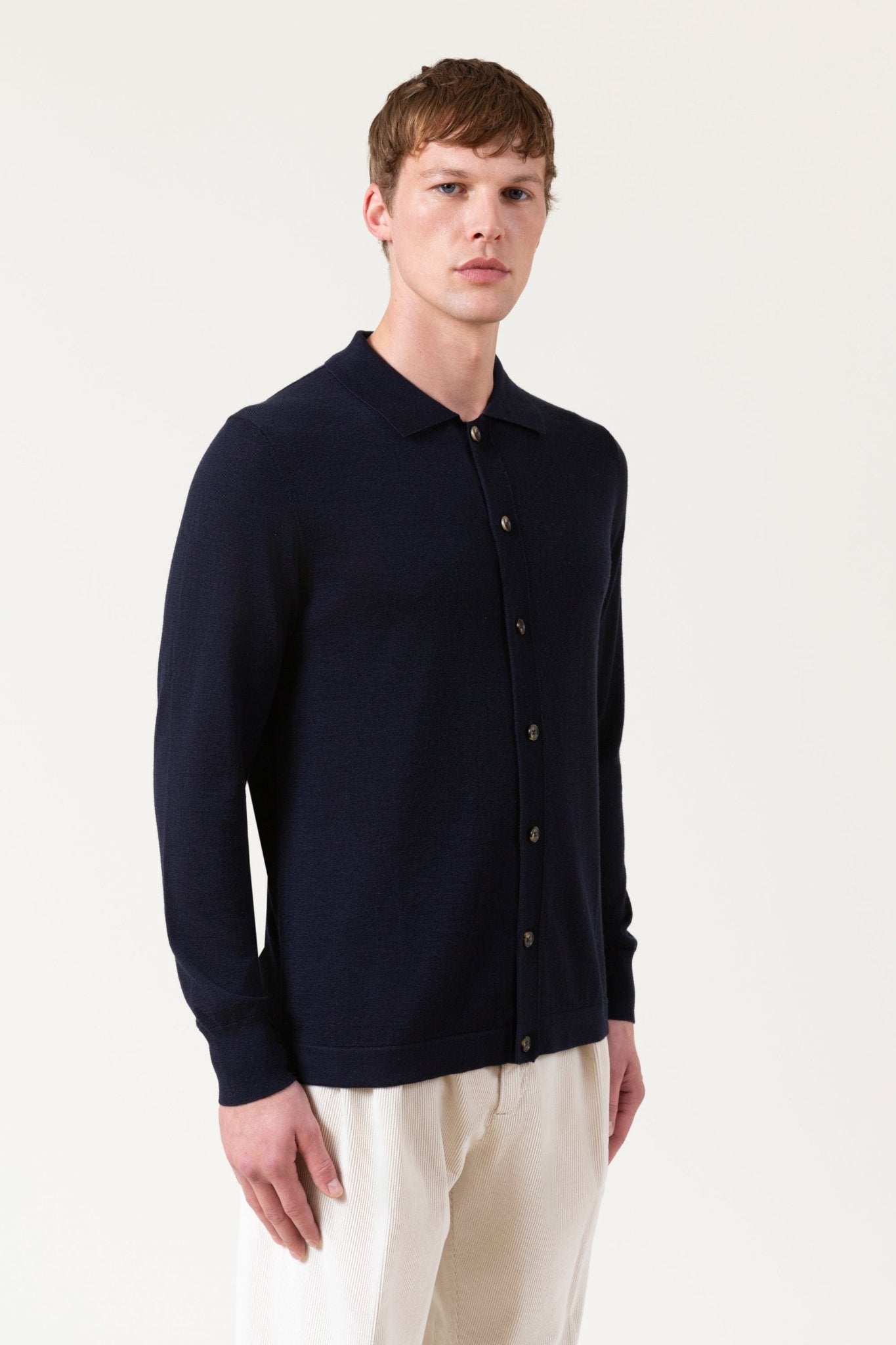 Cardigan Freeman In Lana Merino - autore - au Maglioni