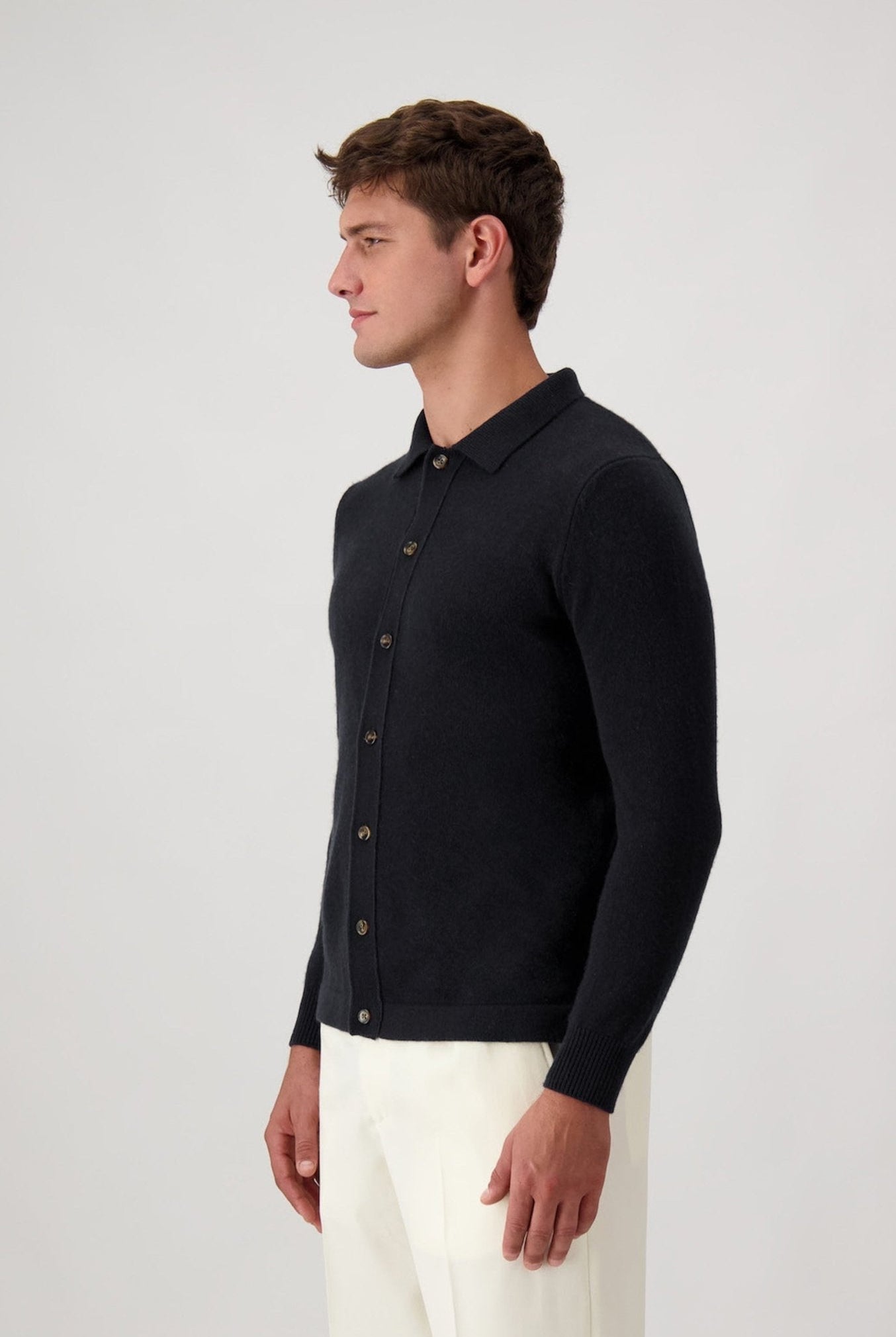 Cardigan Mcllroy In Lana E Cashmere - autore - au Maglioni