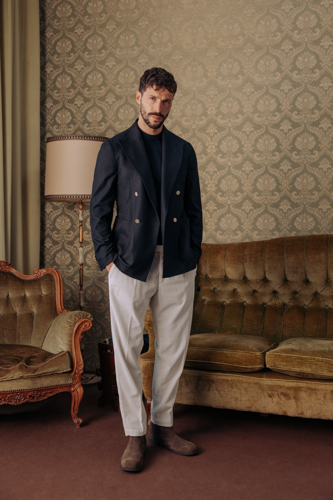 Giacca Hackman In Misto Lana - Autore Giacche