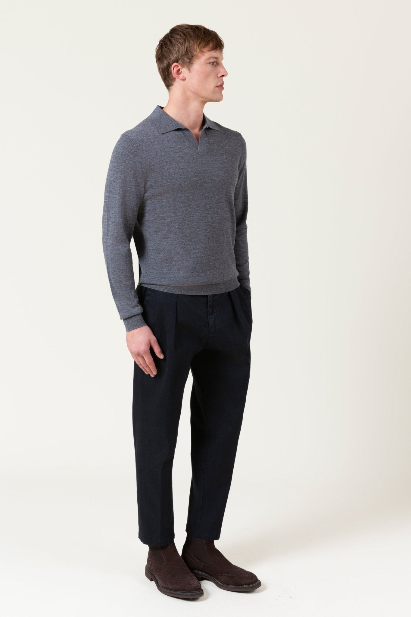 Maglia Polo Stewart In Lana Merino - autore - au Maglioni