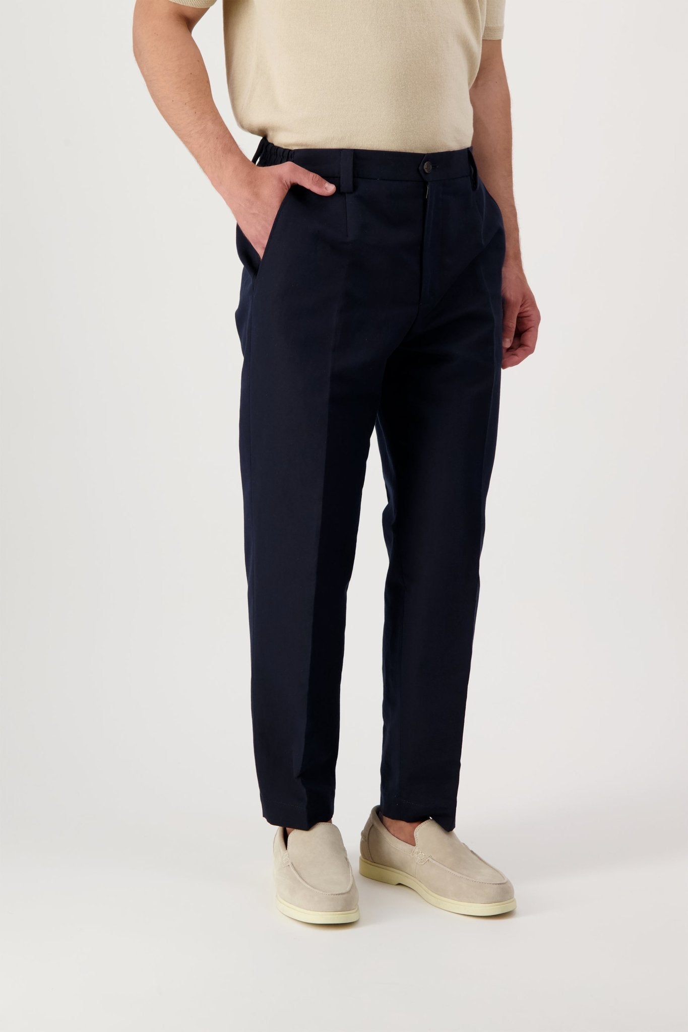 Pantalone Livingstone in Cotone e Lino - autore - au Pantaloni