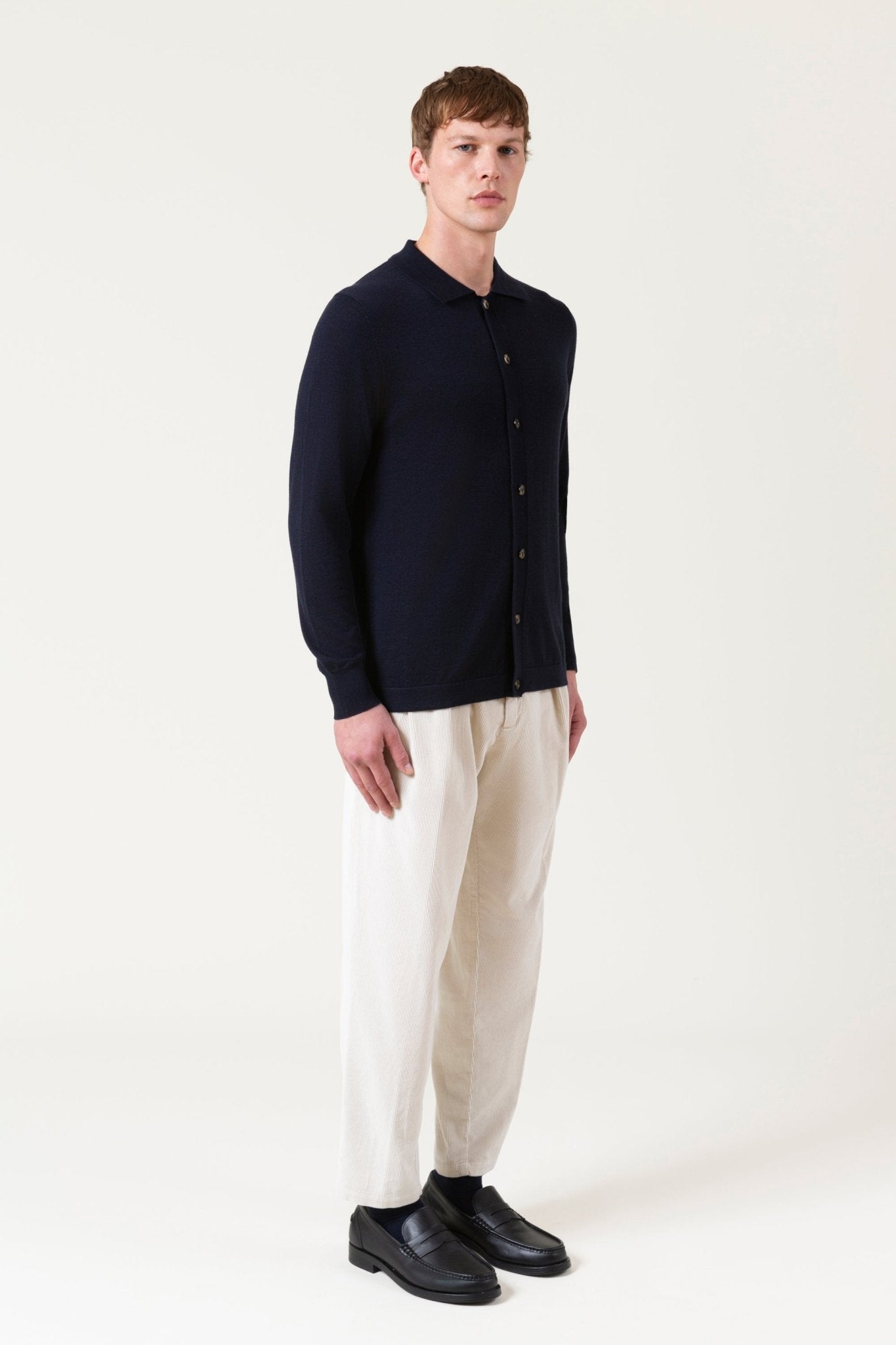 Cardigan Freeman In Lana Merino - autore - au Maglioni