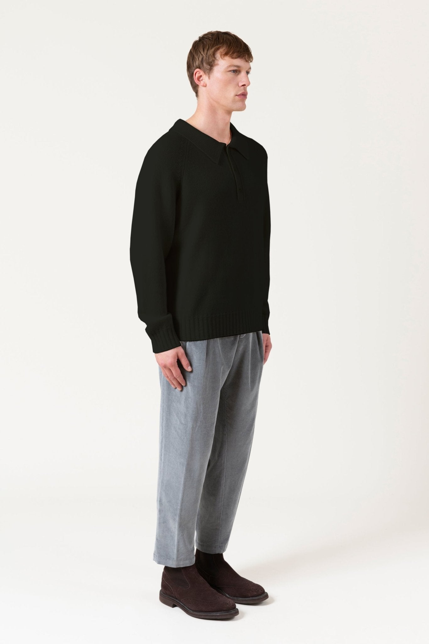 Maglia Polo Burton In Lana E Cashmere - autore - au Maglioni