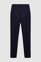 Pantalone Basquiat In Lana blu - autore - au Pantaloni
